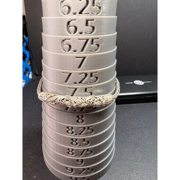 NEW Bali sterling silver dragonfly toggle bracelet - Picture 3 of 10